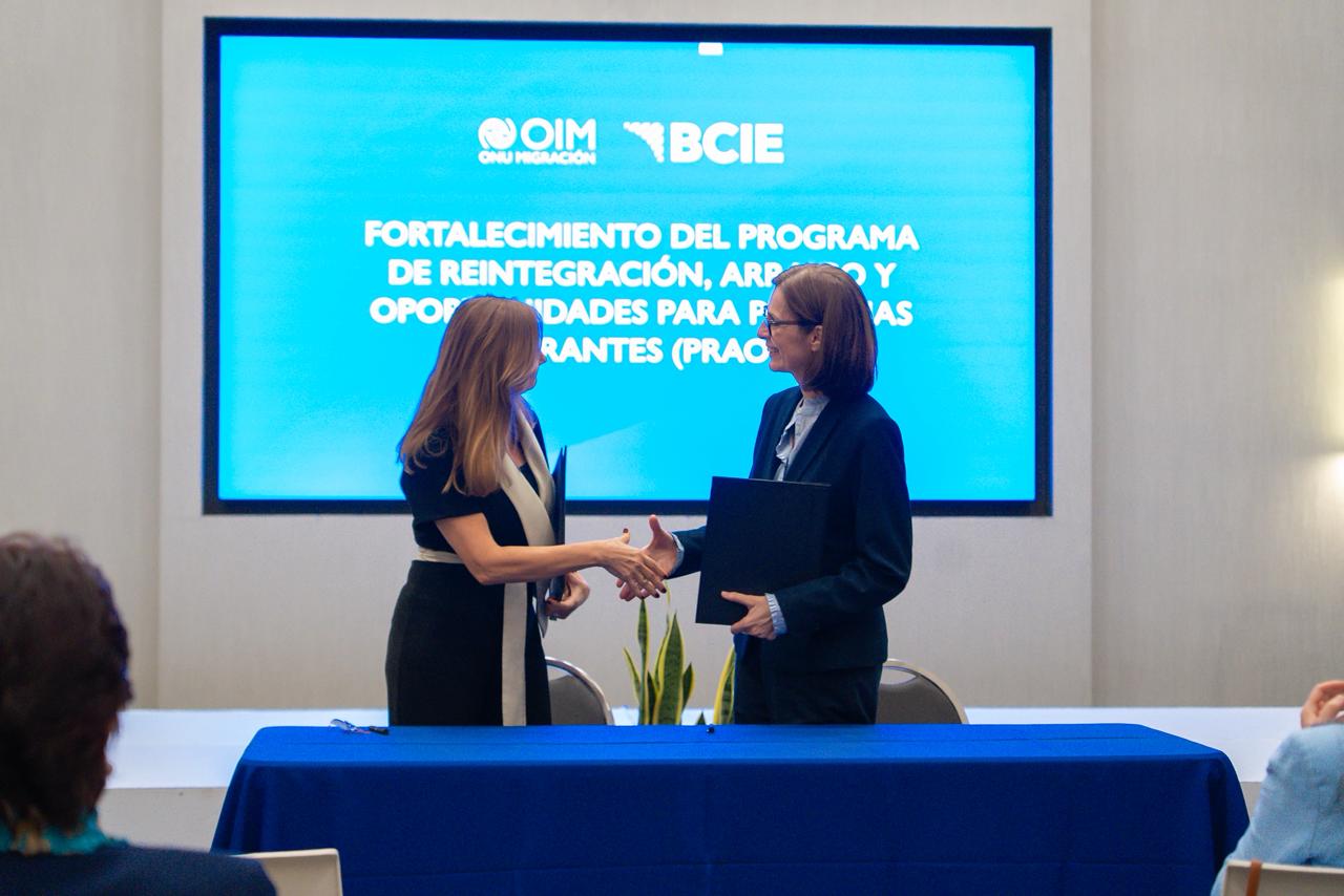 BCIE y OIM formalizan alianza estratégica para fortalecer la cooperación regional en migración...