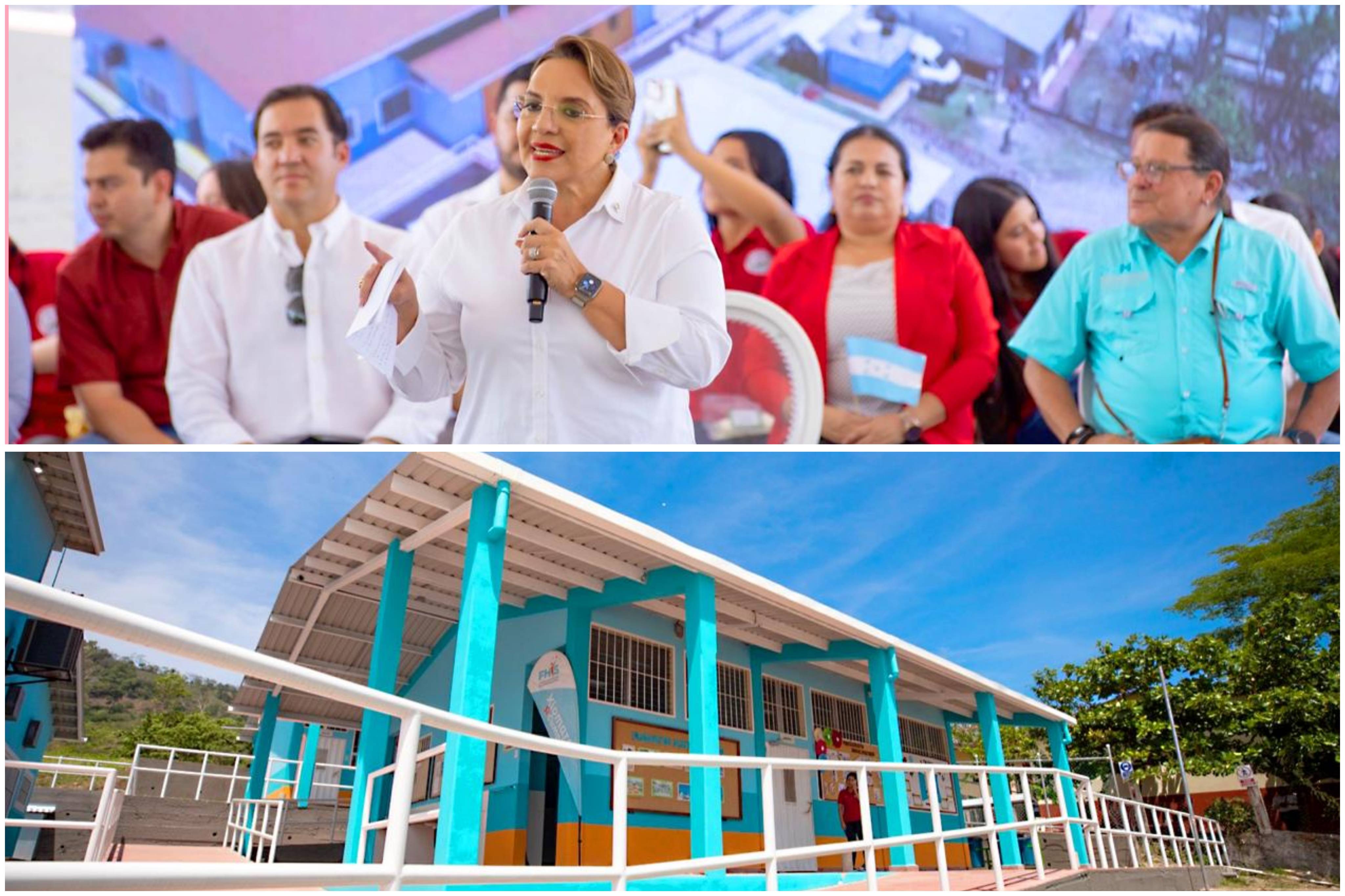 Presidenta Xiomara Castro entrega 14 escuelas y 8 proyectos de electrificación en Lempira: “No venimos con palabras, venimos con hechos”