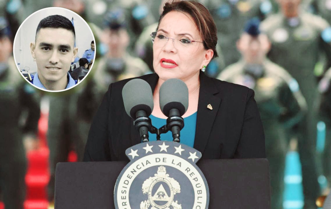 Presidenta Xiomara Castro lamenta fallecimiento de policía que murió rescatando a un niño en San Pedro Sula