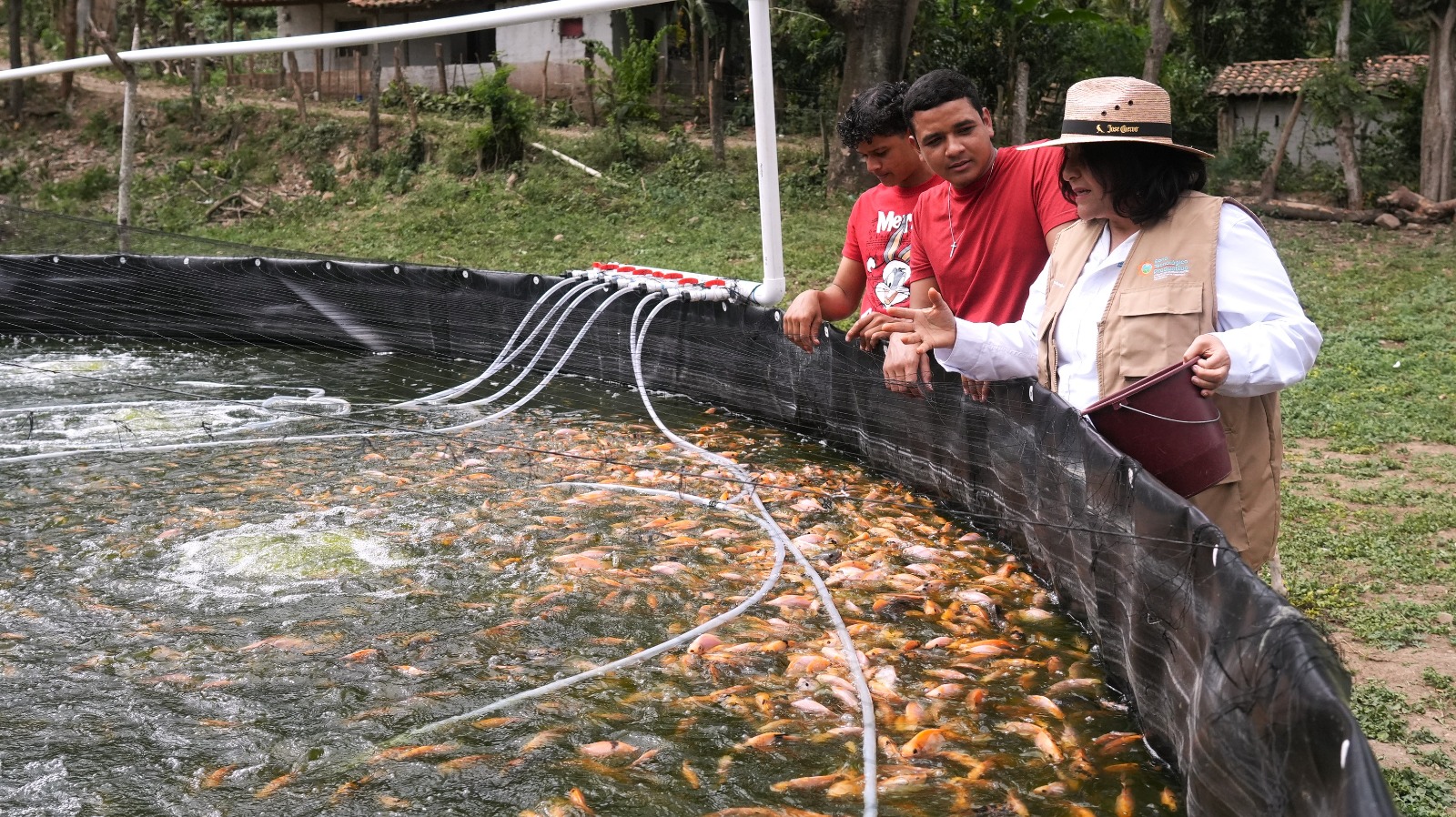 SAG invierte más de L 2.4 millones en proyectos acuícolas para jóvenes rurales en El Paraíso...