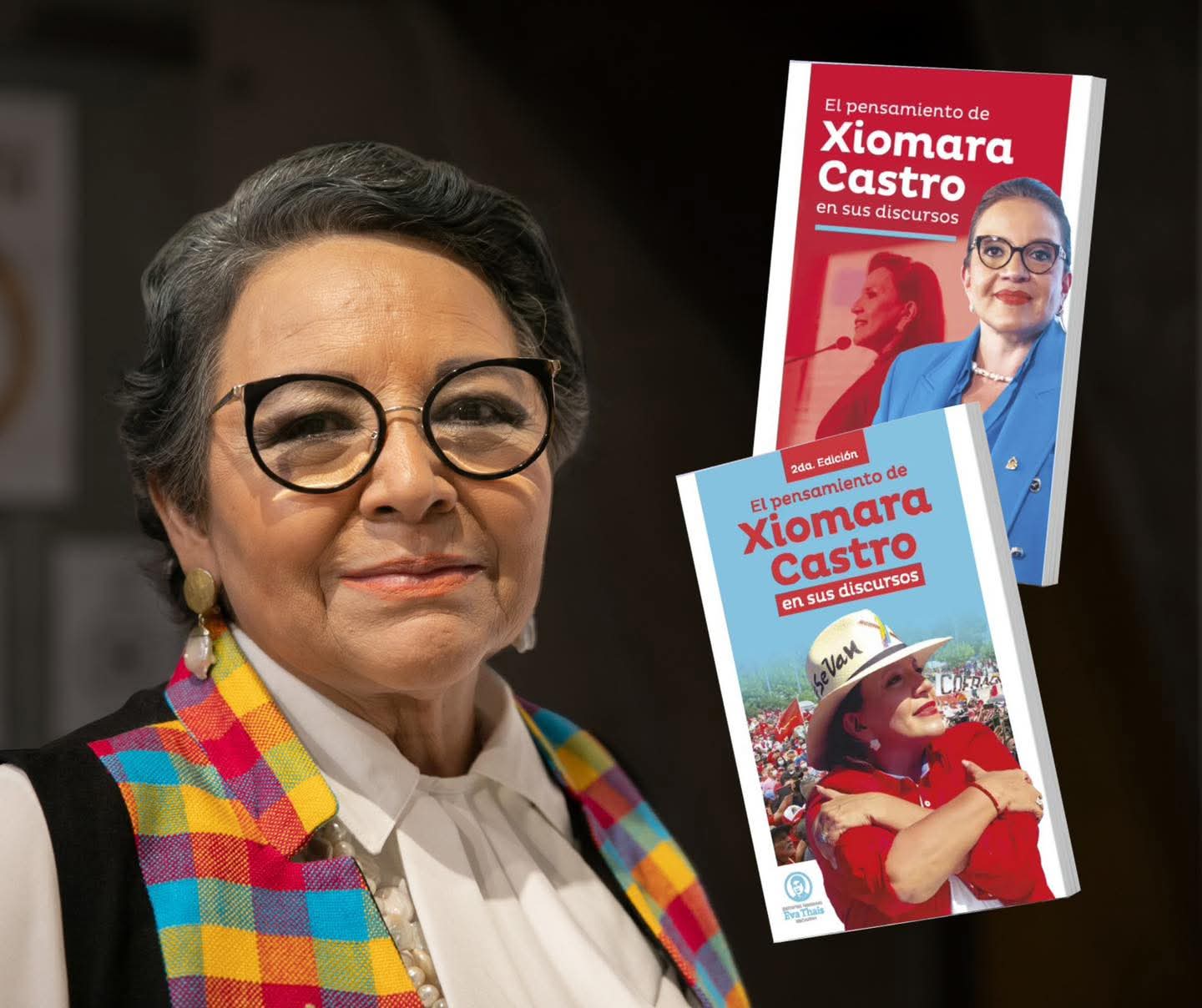 Ministra Anarella Vélez anunció la publicación de la tercera edición del libro “El Pensamiento de Xiomara Castro a través de sus discursos”