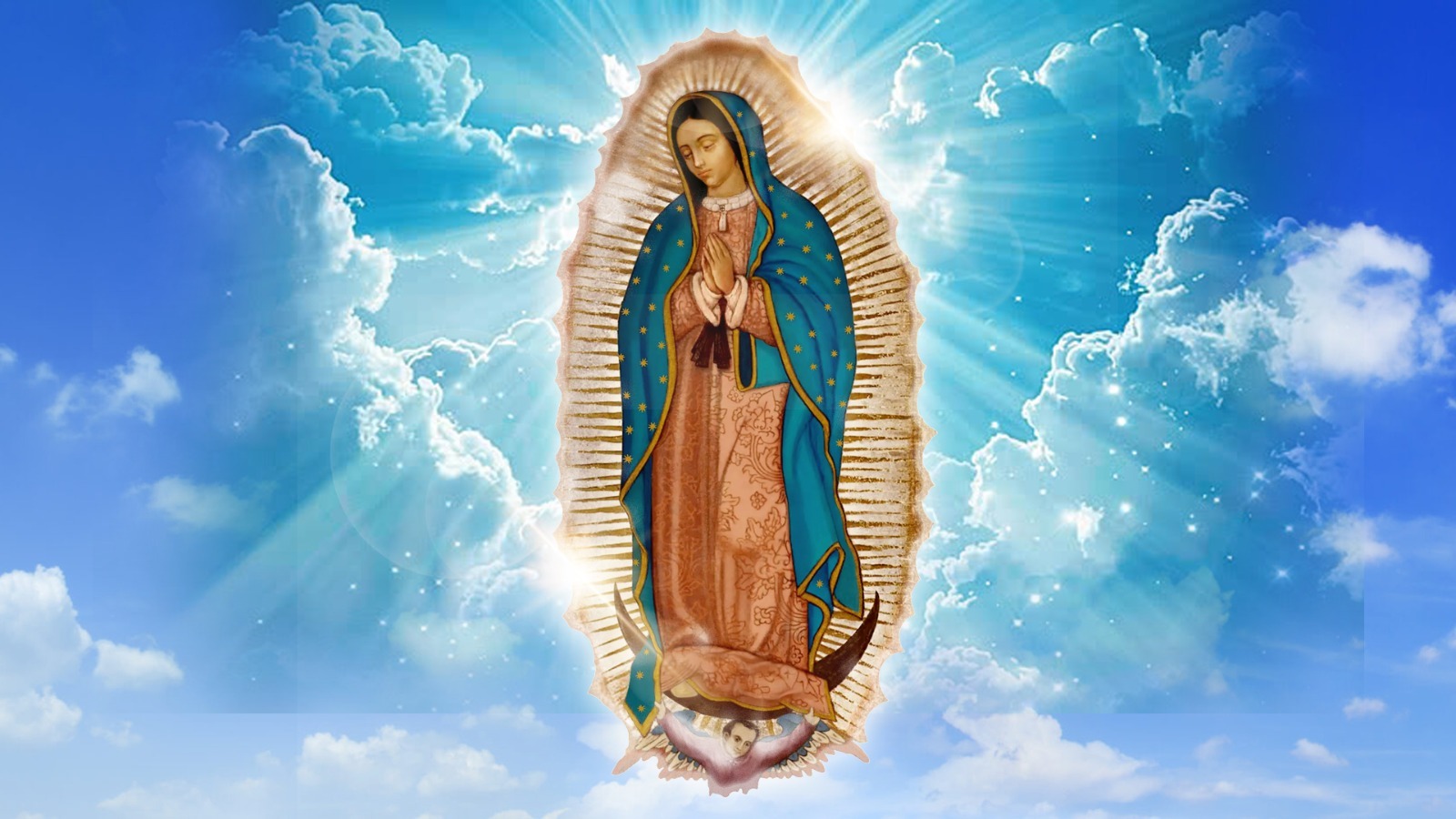 12 de diciembre, día de la Virgen de Guadalupe, Patrona de México, Emperatriz de América...