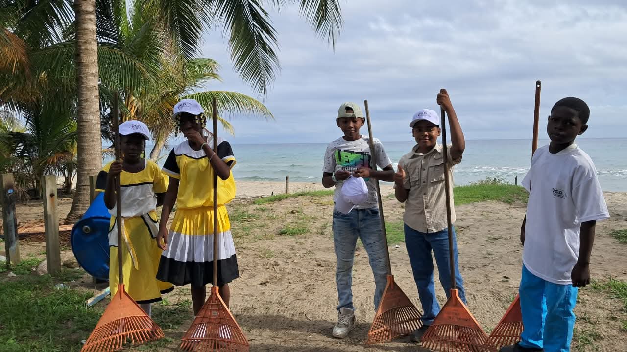 El Triunfo de la Cruz fue escenario de una jornada ambiental lleno de propósito y creatividad